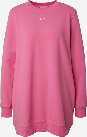NIKE Sportief sweatshirt 'ONE' in de kleur Pink / Wit, Productweergave