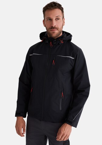 Hero Outdoorjacke 'Jaden' in Schwarz: Vorderseite