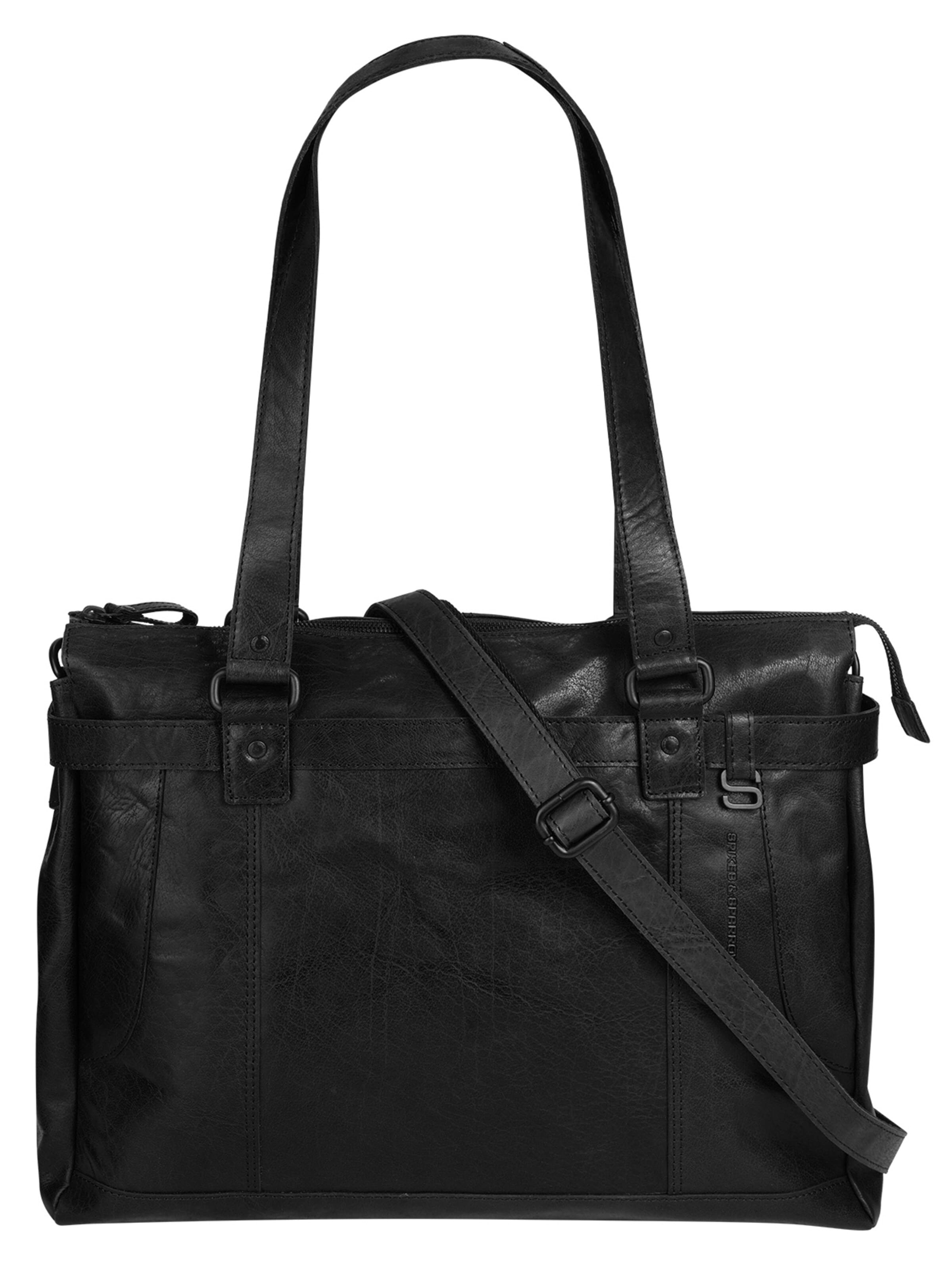 Spikes & Sparrow Shopper in Black: front