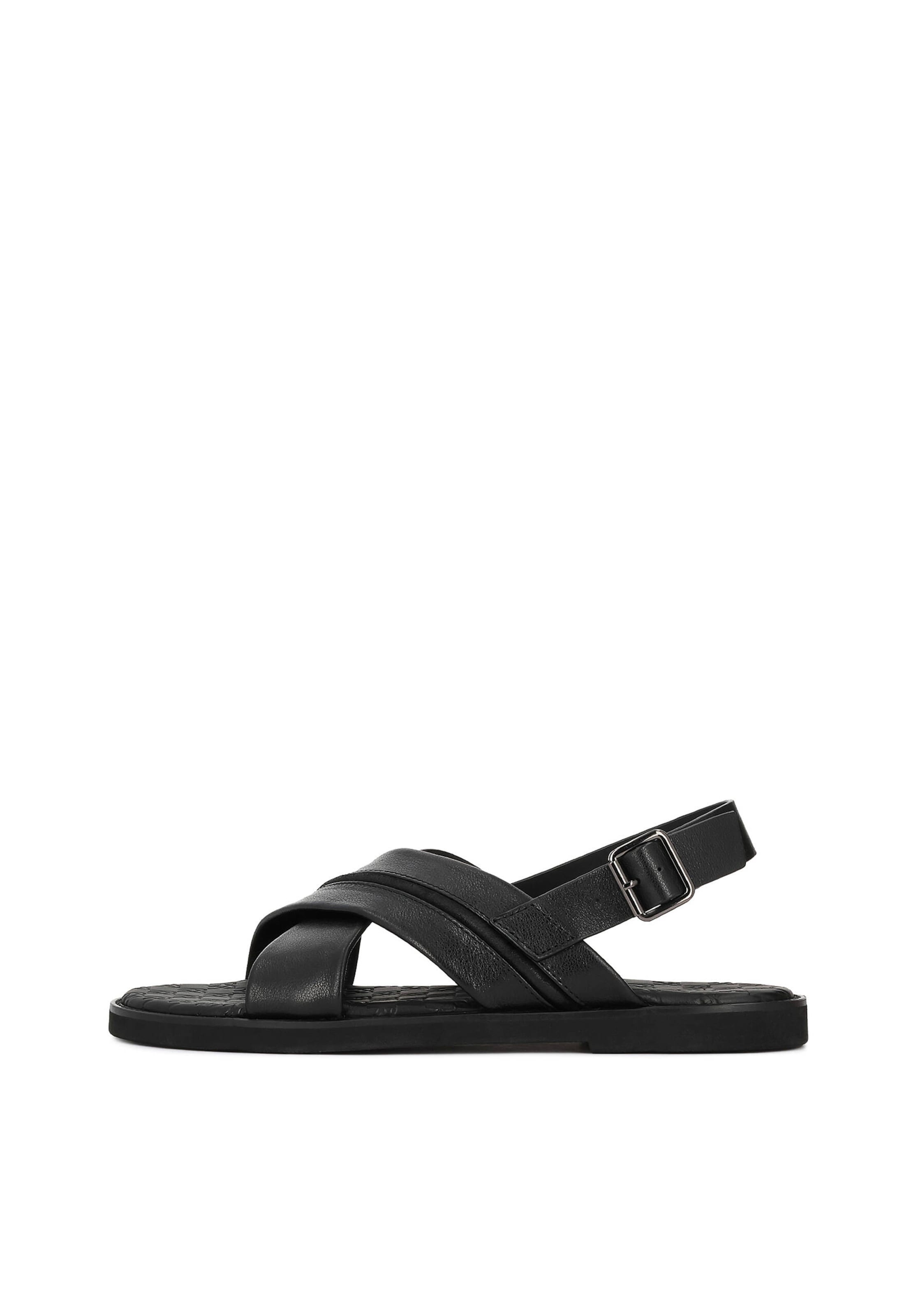 juoda Kazar Sandalai: priekis