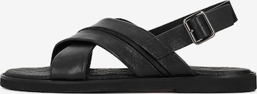 juoda Kazar Sandalai: priekis