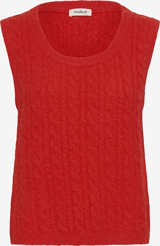 Gilet 'SLVespera' SOAKED IN LUXURY en rouge : devant