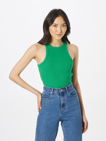 HUGO Red Top 'Classic' in Green: front