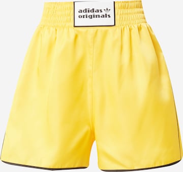 ADIDAS ORIGINALS Loose fit Trousers 'Boxing' in Yellow: front