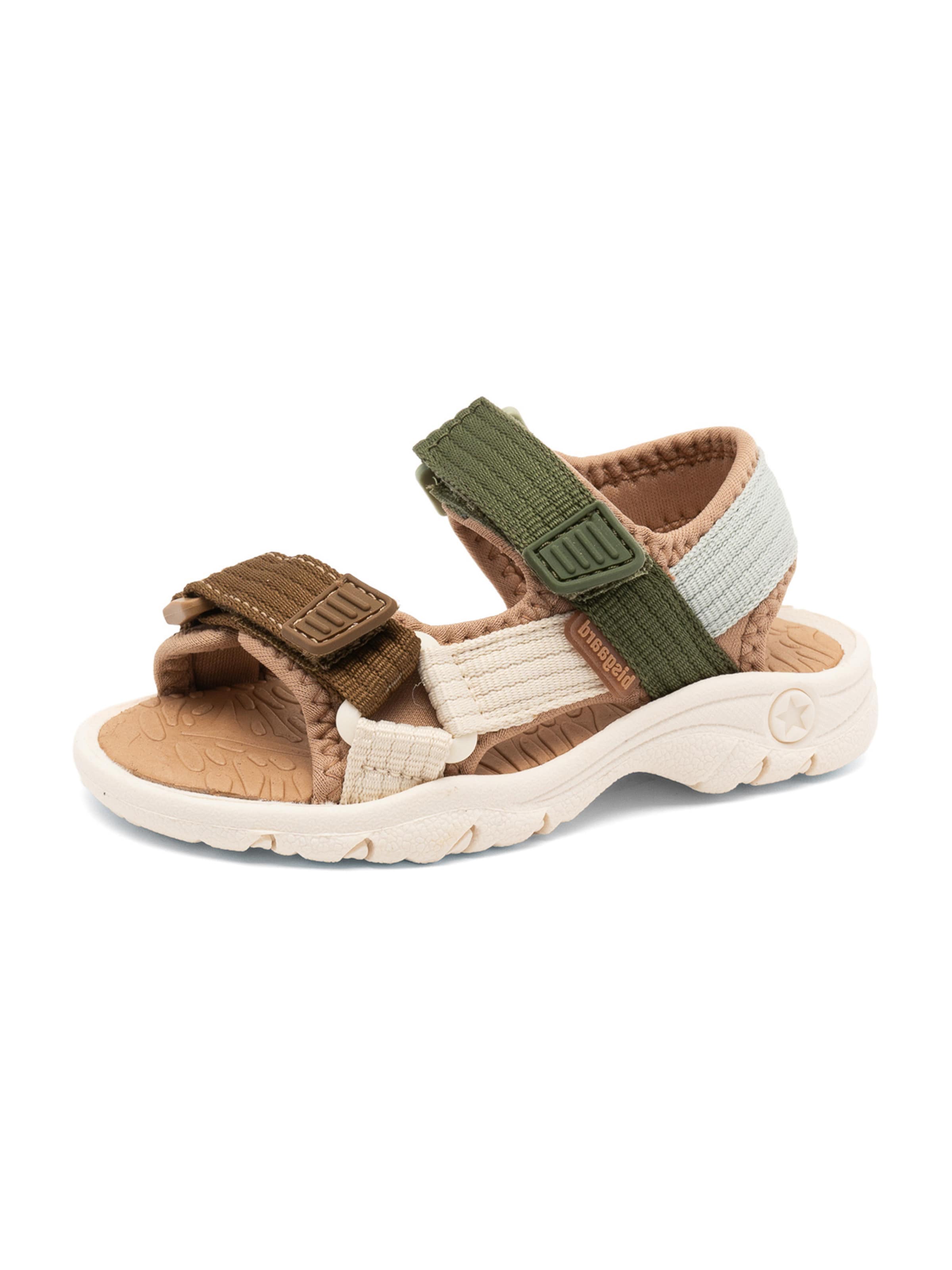 BISGAARD Sandal 'Nico' i grön: framsida