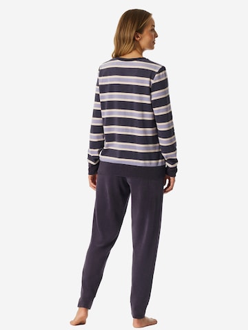 SCHIESSER Pajama 'Casual Essentials' in Purple