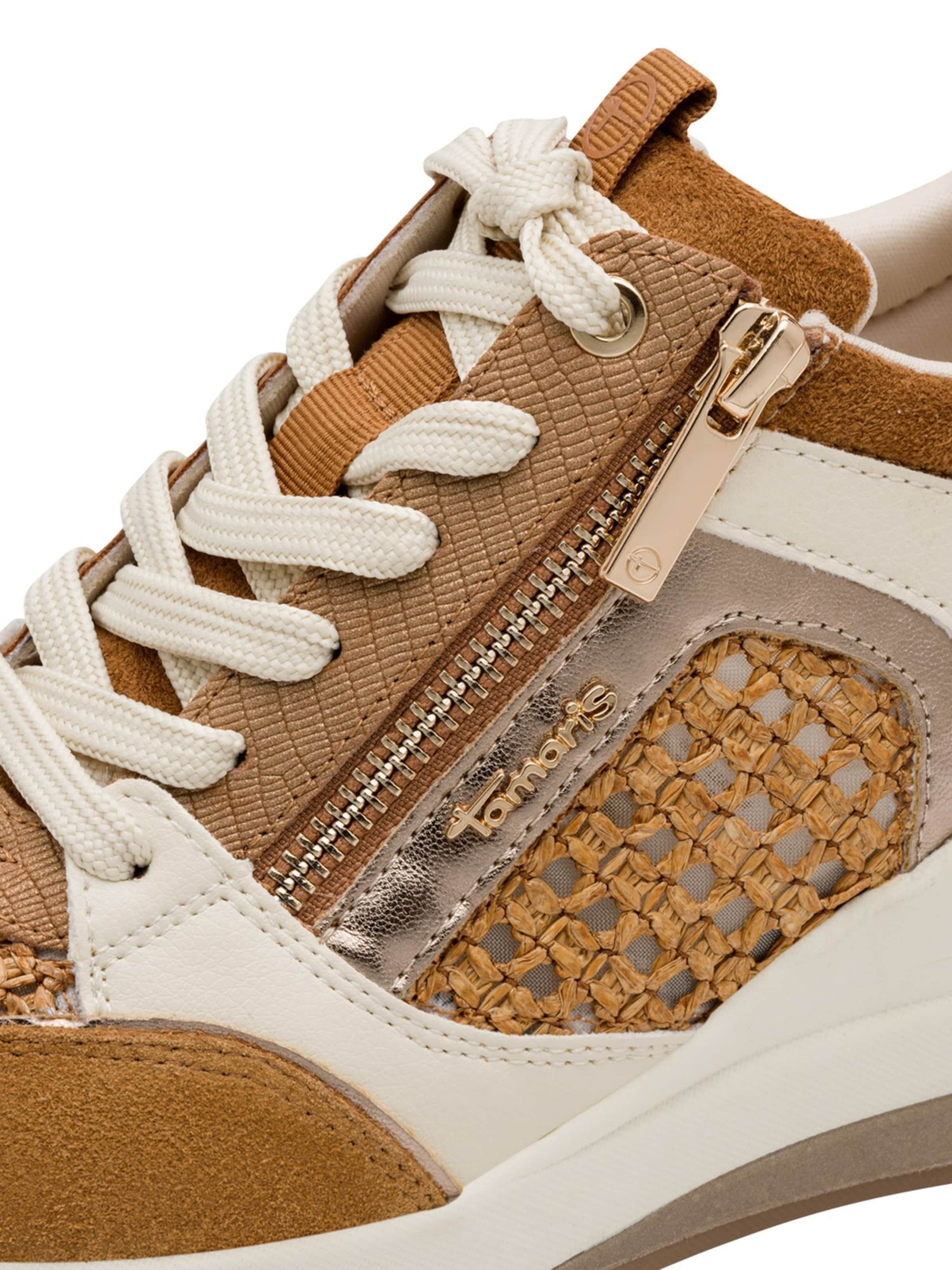 Baskets basses Tamaris en beige