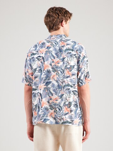 JACK & JONES Comfort Fit Πουκάμισο 'JJEJeff Tropical' σε λευκό