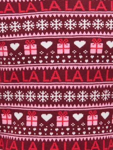 ONLY GIRLS - Jersey 'KOGXMAS PRESENT' en rojo