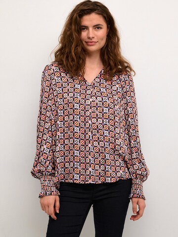 CULTURE - Blusa 'Tila' en naranja: frente