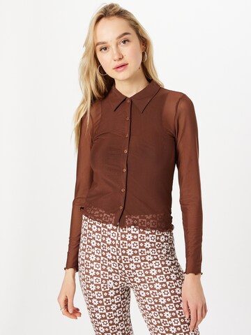 Monki Bluse i brun: forside