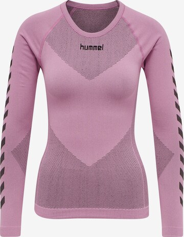 Hummel Performance Shirt 'FIRST' in Pink: front