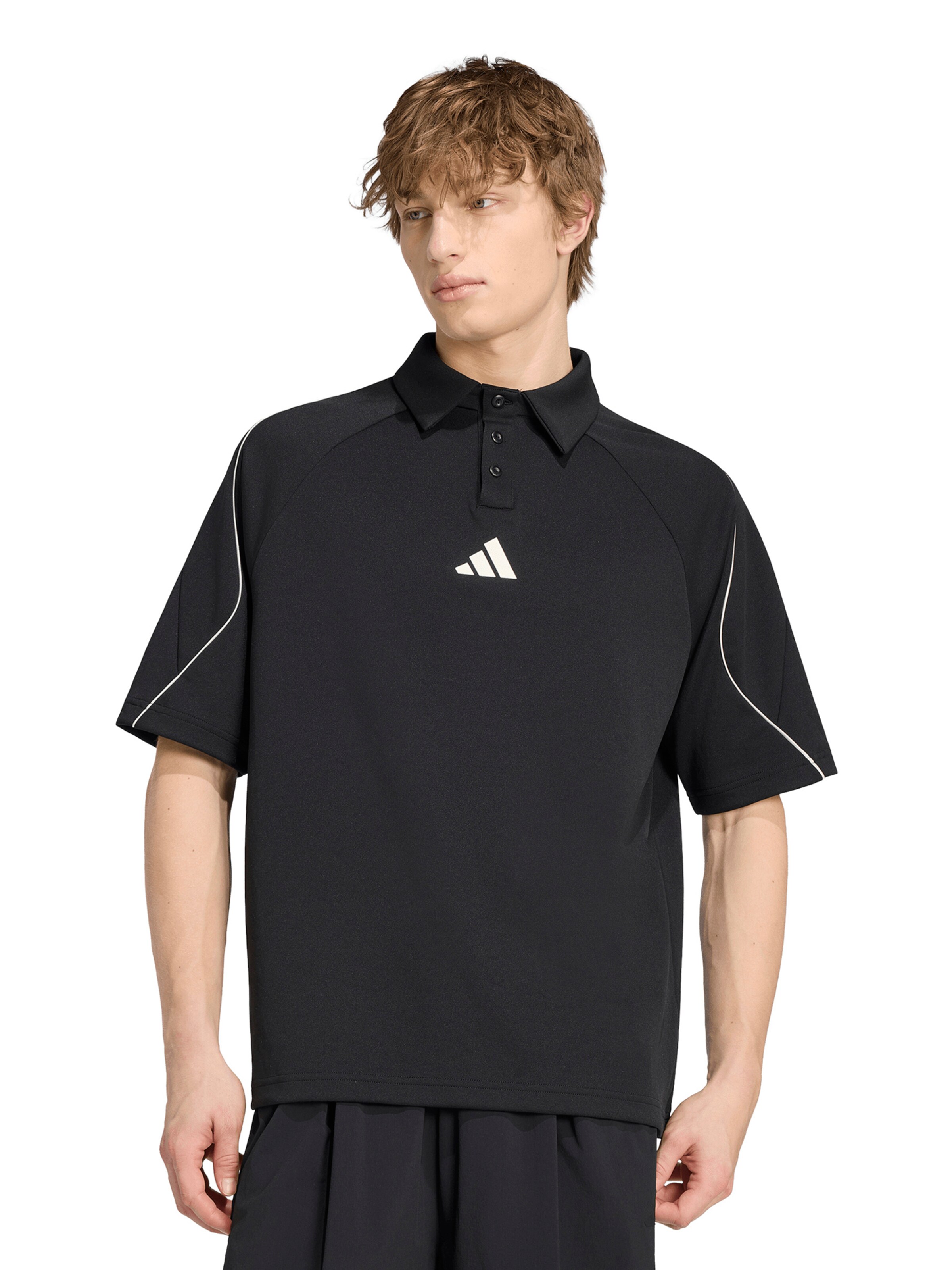 ADIDAS SPORTSWEAR Λειτουργικό μπλουζάκι 'STADIUM' σε μαύρο: μπροστά