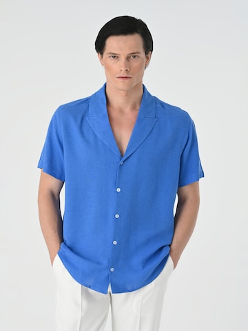 Regular fit Camicia di Antioch in blu: frontale