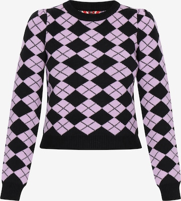 myMo ROCKS Sweater in Black: front