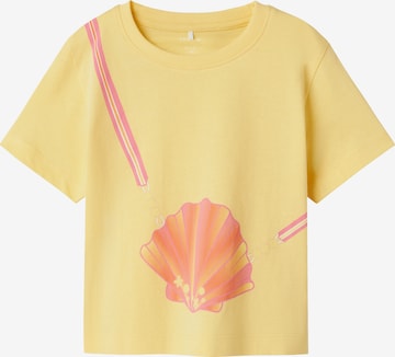 NAME IT Shirt 'NMFJassa' in Yellow: front