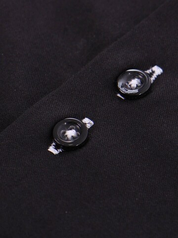 Reslad Regular fit Button Up Shirt 'Hemd Kurzarmhemd Elegant' in Black