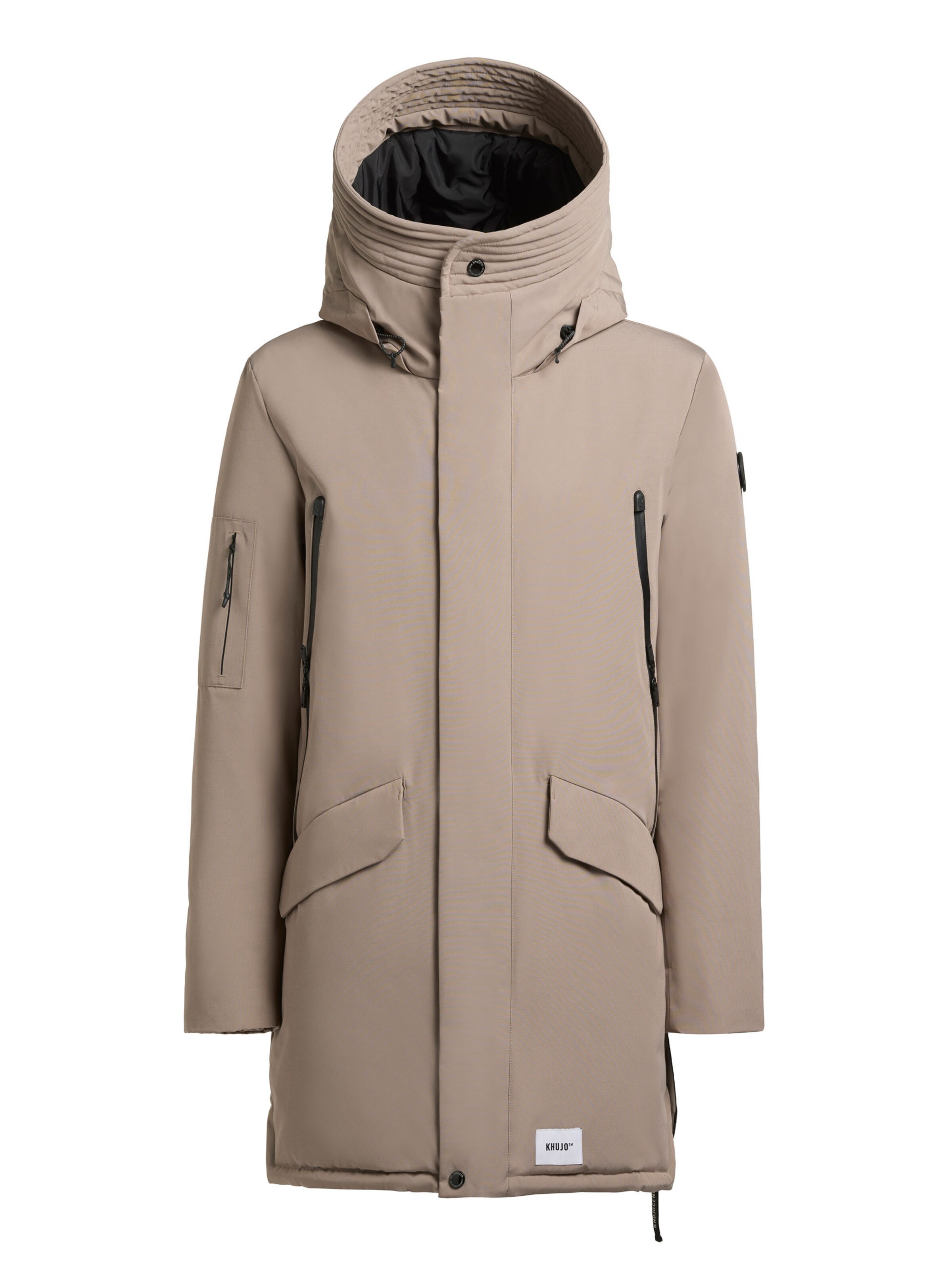 khujo Vinterfrakke 'Larc' i beige: forside