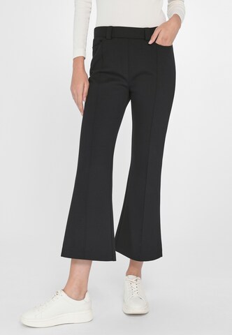 WALL London Boot cut Pants in Black: front