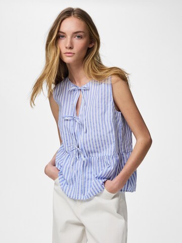 PIECES Blouse 'PCJOLLY' in Blue: front