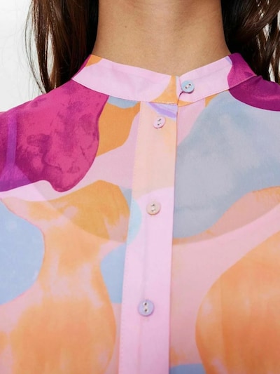 NÜMPH Shirt Dress 'Kyndall' in Light blue / Pastel purple / Orange, Item view