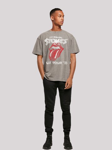 F4NT4STIC T-Shirt 'The Rolling Stones US Tour '78' in Grau