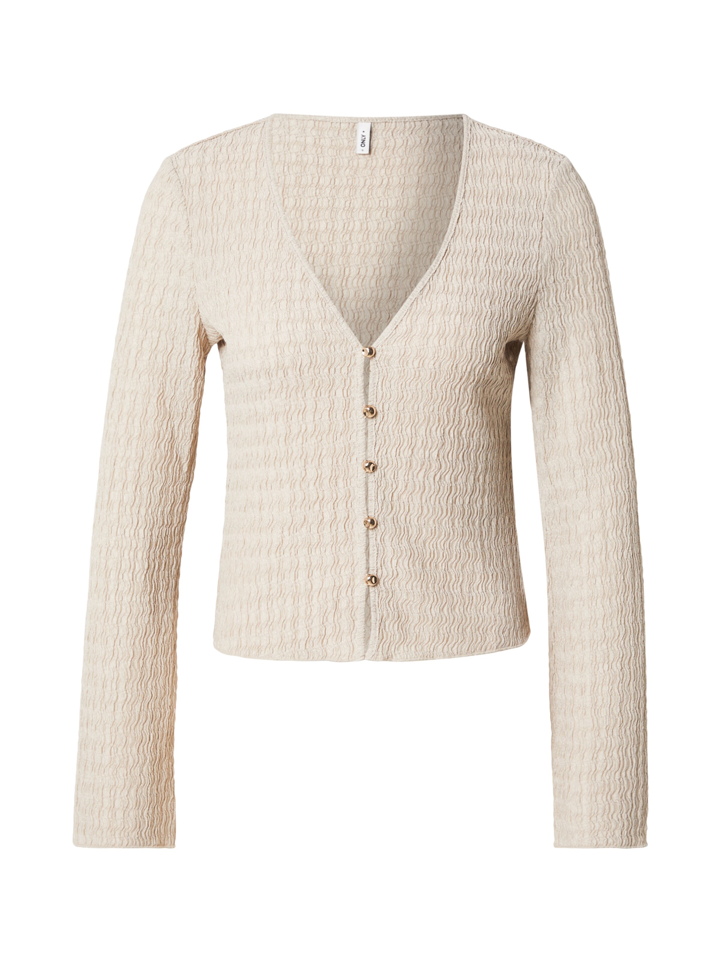 Cardigan 'ONLILSE' ONLY en gris : devant