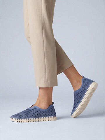 ILSE JACOBSEN Slipper 'Tulip3275' in Blau: Vorderseite