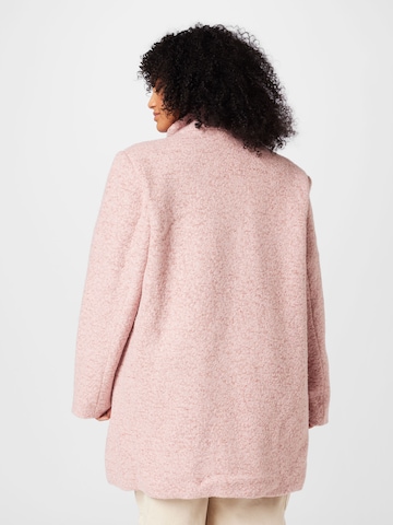 Manteau mi-saison 'Sophia' ONLY Carmakoma en rose