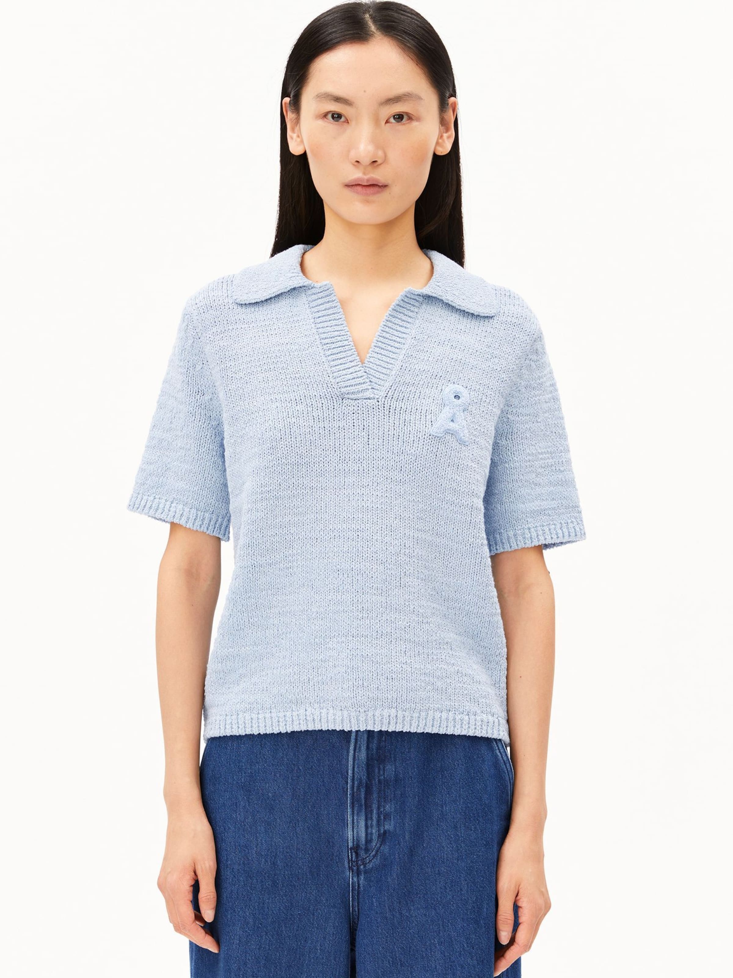 ARMEDANGELS Shirt in Blauw: voorkant