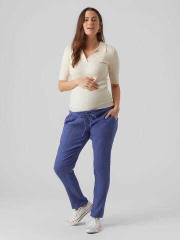 Vero Moda Maternity Neulepaita 'HOLLY' värissä beige