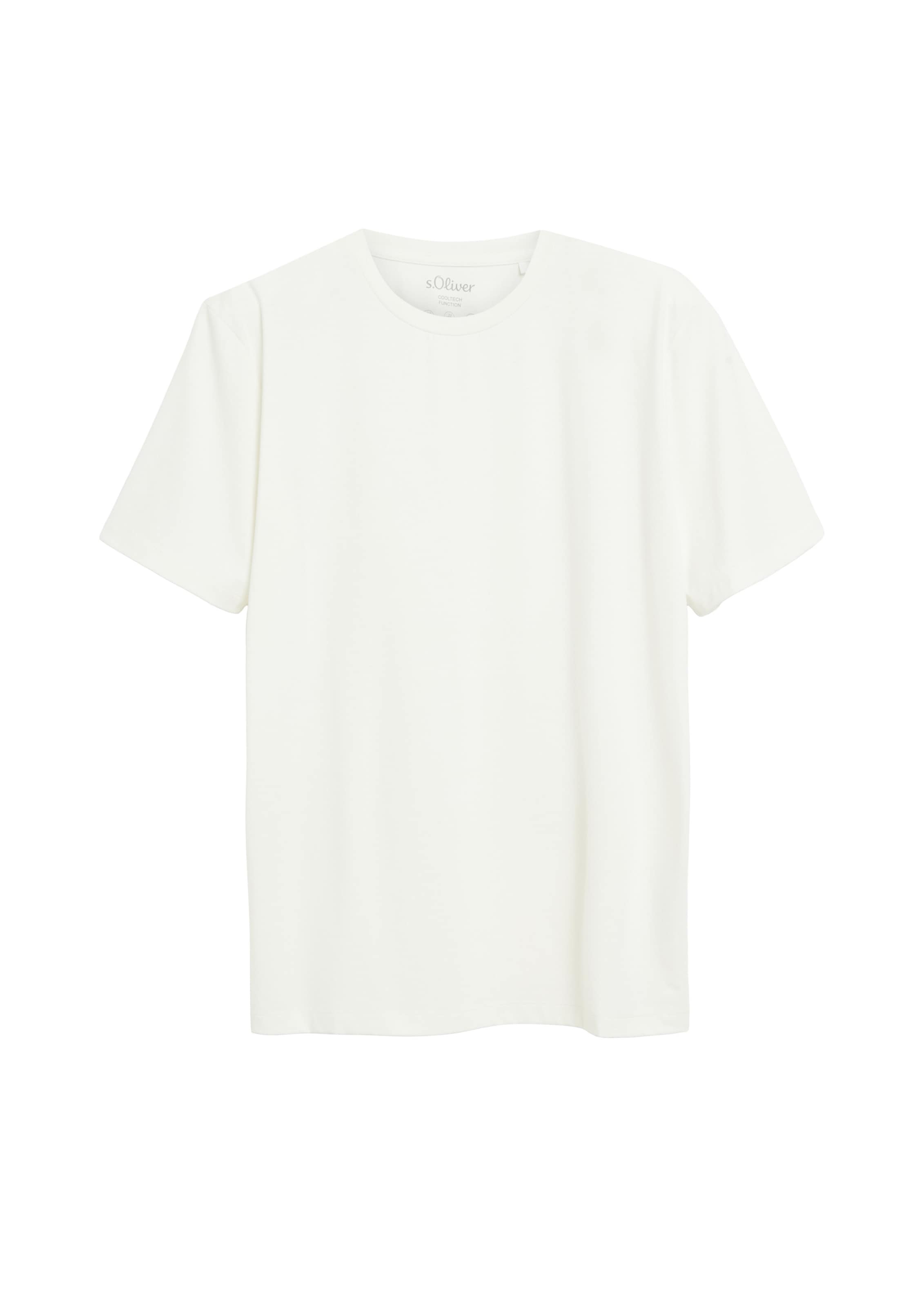 s.Oliver T-Shirt in Beige: Vorderseite