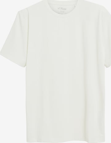s.Oliver T-Shirt in Beige: Vorderseite
