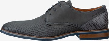 VANLIER Lace-Up Shoes 'Blauer Amalfi' in Grey