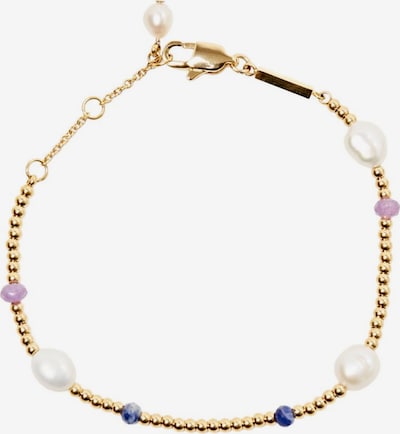 ESPRIT Bracelet en bleu foncé / or / rouge foncé / blanc perle, Vue avec produit