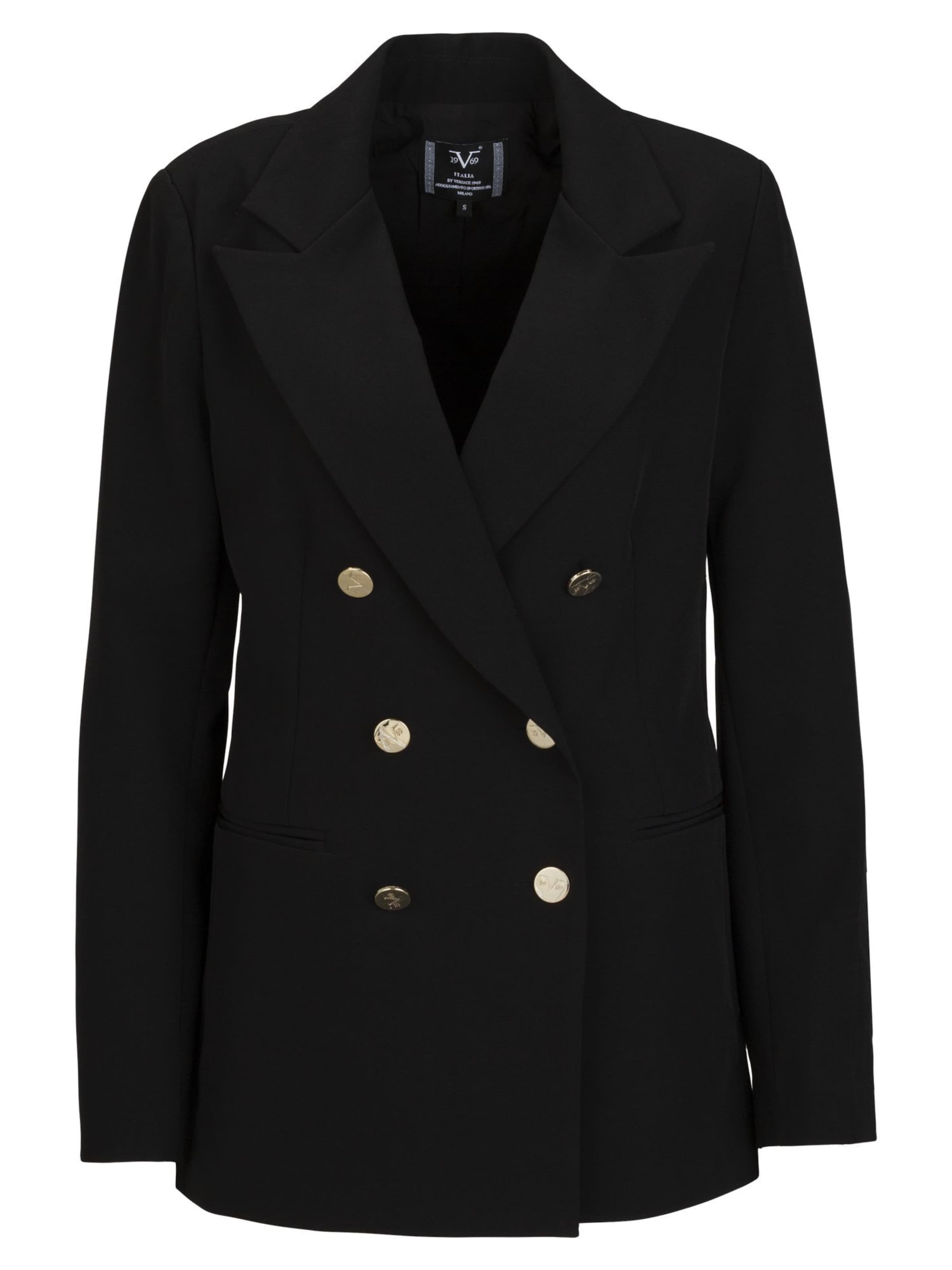 19V69 ITALIA Bleiser 'Amanda', värv must: eest vaates