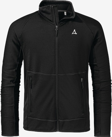 Veste en polaire fonctionnelle 'Cascata' Schöffel en noir : devant