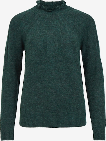 VILA Sweater 'Dua' in Green: front