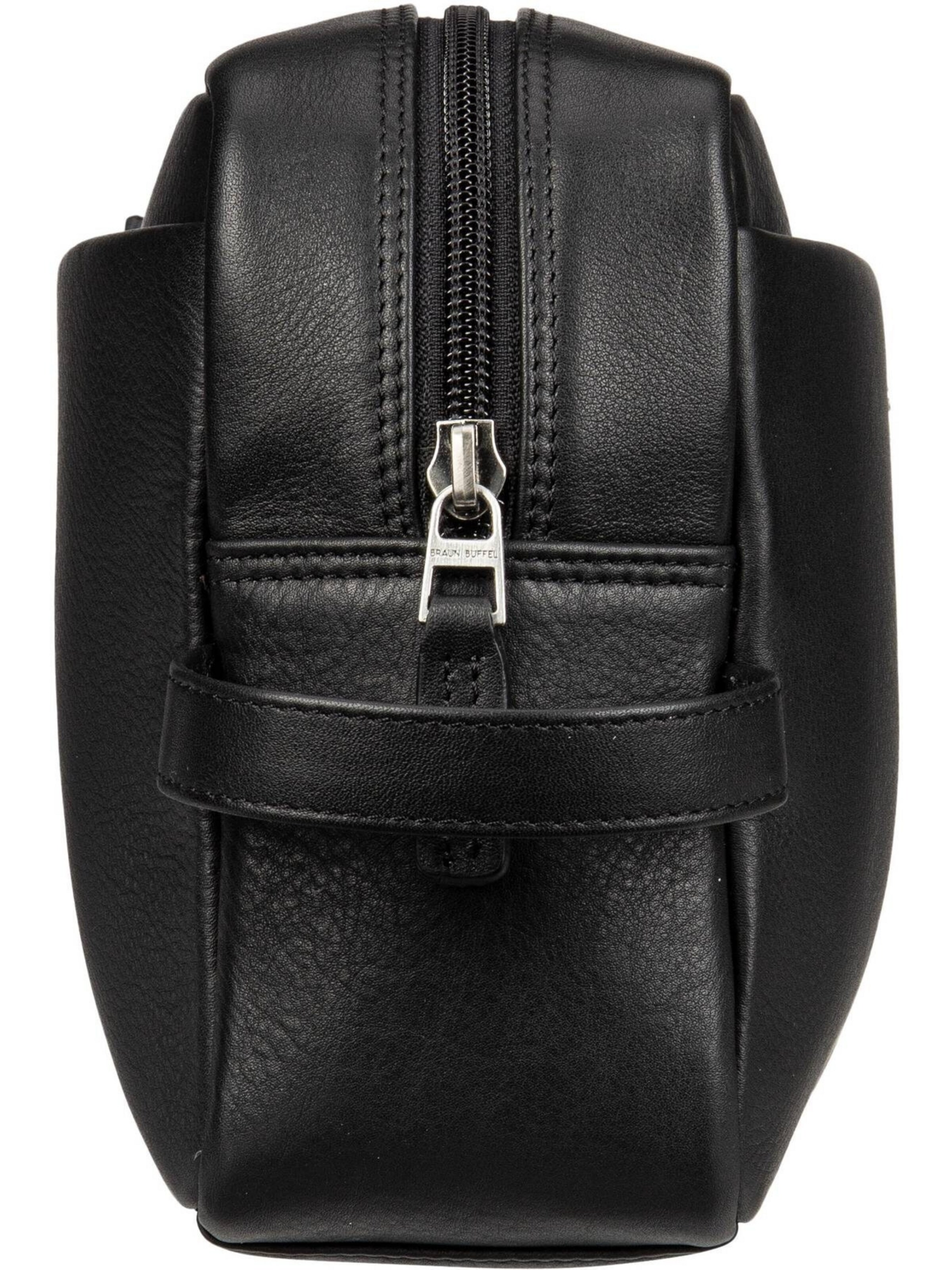 Braun Büffel Toiletry Bag 'GOLF 3.0' in Black