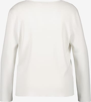 SAMOON Pullover in Weiß
