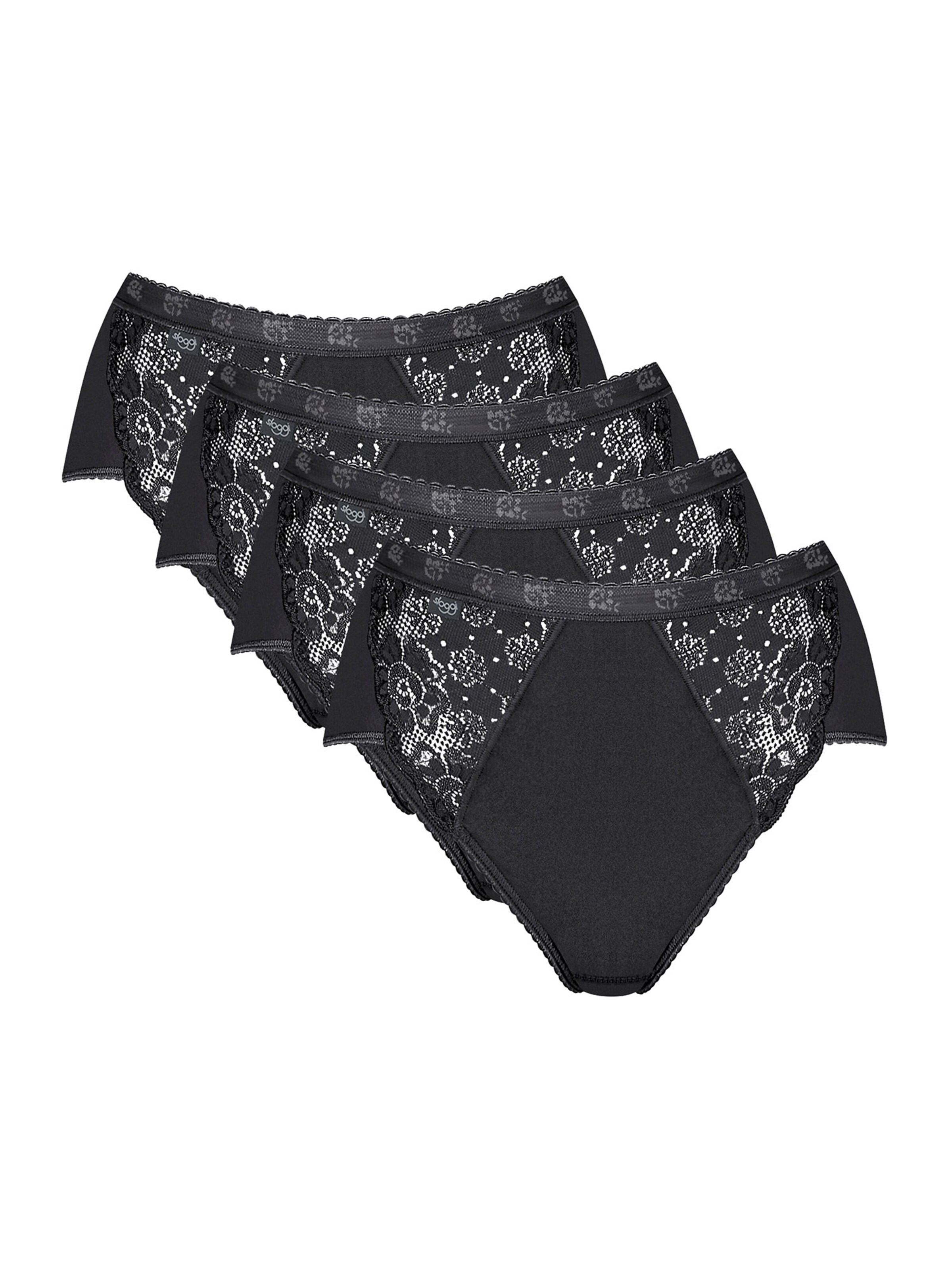 SLOGGI Panty ' Chic ' in Black: front