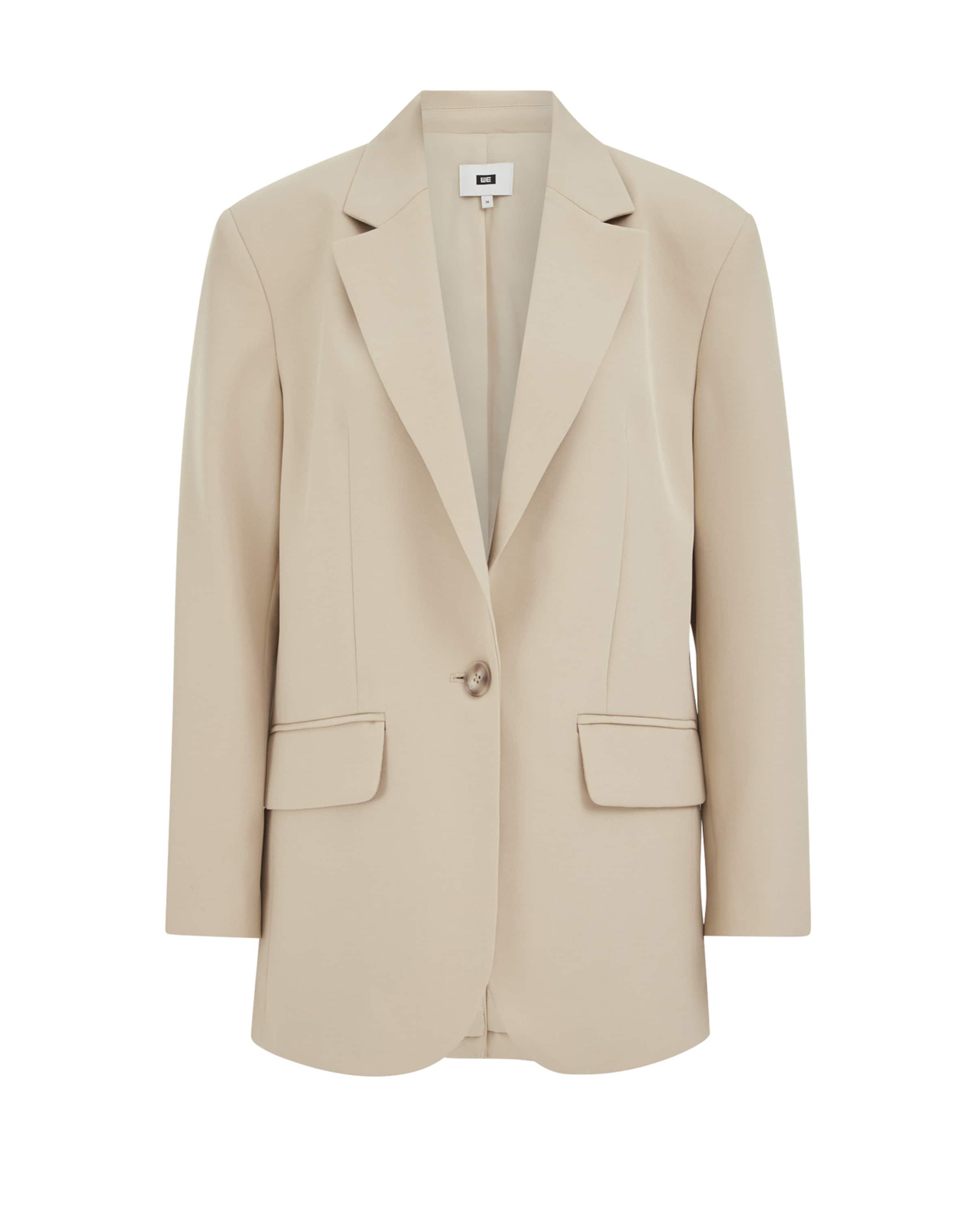 WE Fashion Blézer - bézs: elől