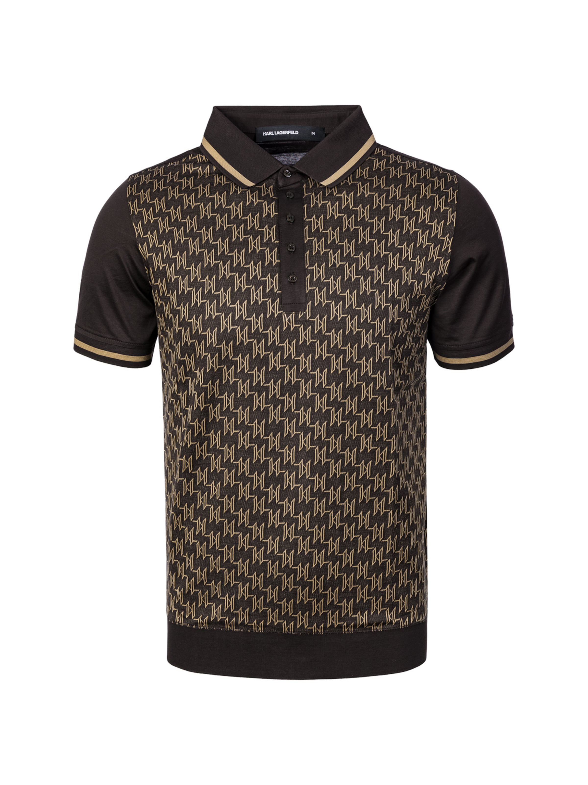 Karl Lagerfeld - Camiseta en marrón: frente