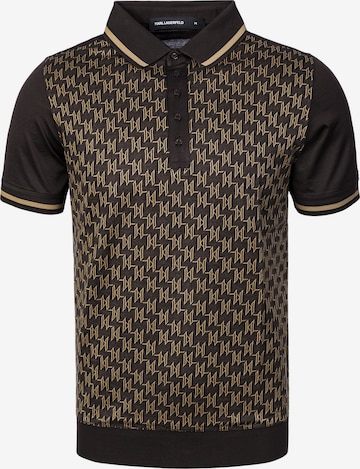 Karl Lagerfeld - Camiseta en marrón: frente