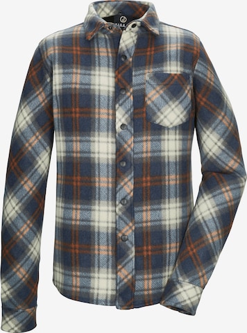 G.I.G.A. DX by killtec Regular fit Button Up Shirt in Red: front
