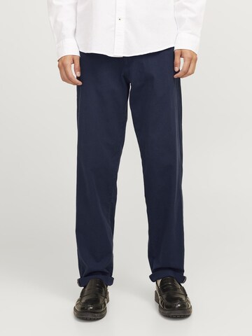 JACK & JONES Loose fit Chino trousers in Blue: front