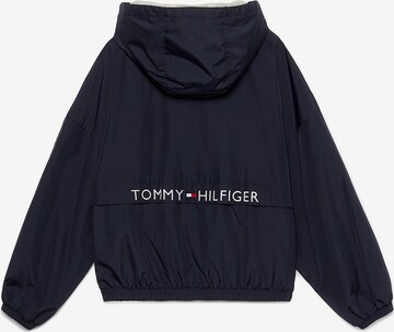 TOMMY HILFIGER Prehodna jakna 'ESSENTIAL' | modra barva