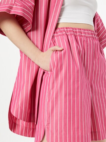 Max Mara Leisure Szeroka nogawka Spodnie 'VEZZO' w kolorze różowy