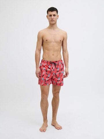 JACK & JONES Zwemshorts 'JPSTMaui' in Oranje