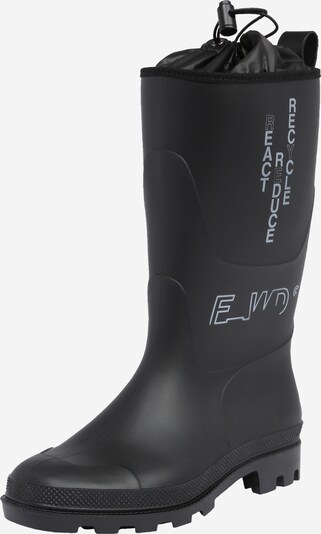 F_WD Gummistiefel in schwarz / weiß, Produktansicht